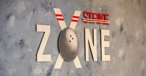 Strike Zone logo at the Manwaring Center
