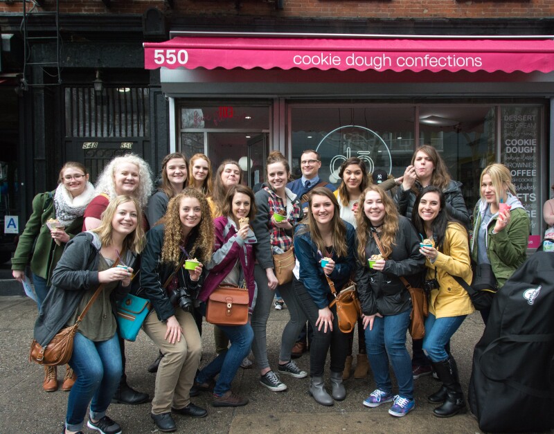 BYU-Idaho students in the Travel Studies class to New York City.
