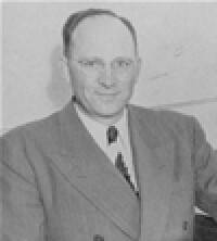 Black and white photo of Hugh Bennion.