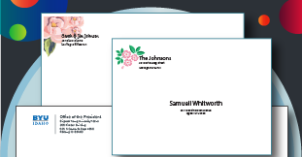 Different types of envelopes