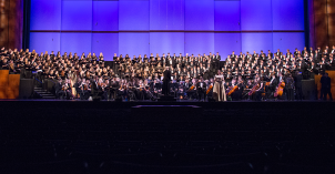 Image of a choir performing in the I-Center