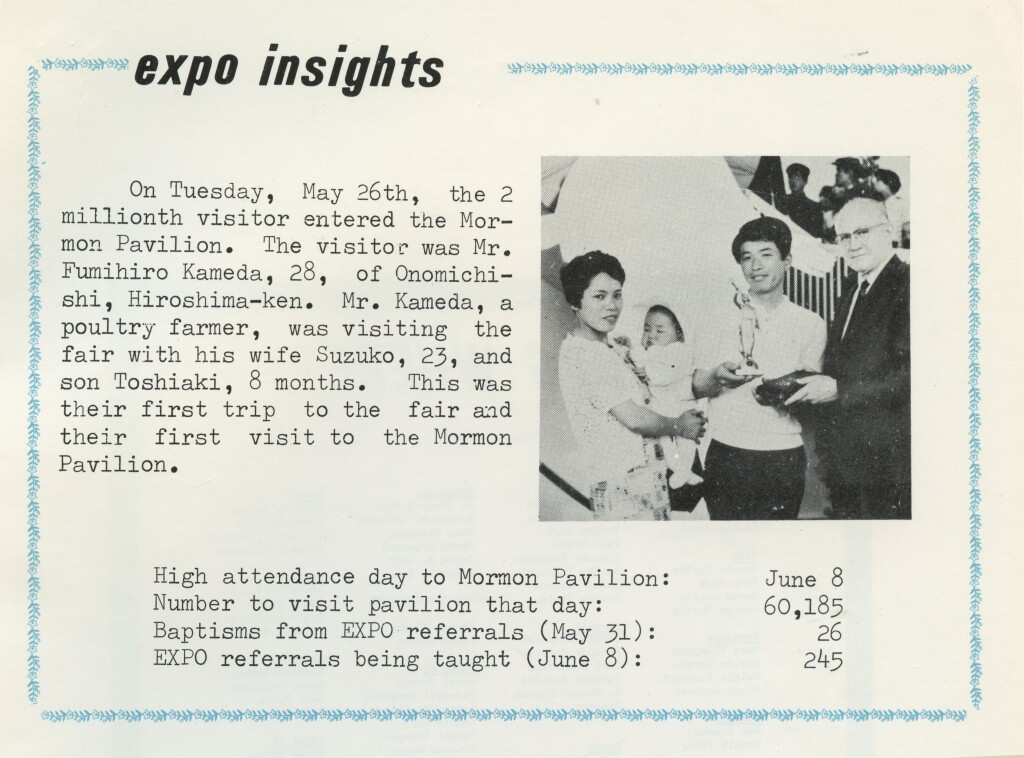 6/1970 - Expo Insights - pg 471 - Vol.3 No.6