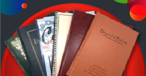 a variety of printed history books