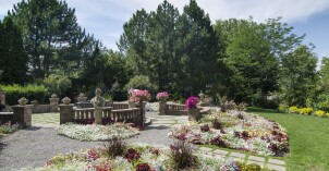 The Thomas E. Ricks Gardens in August