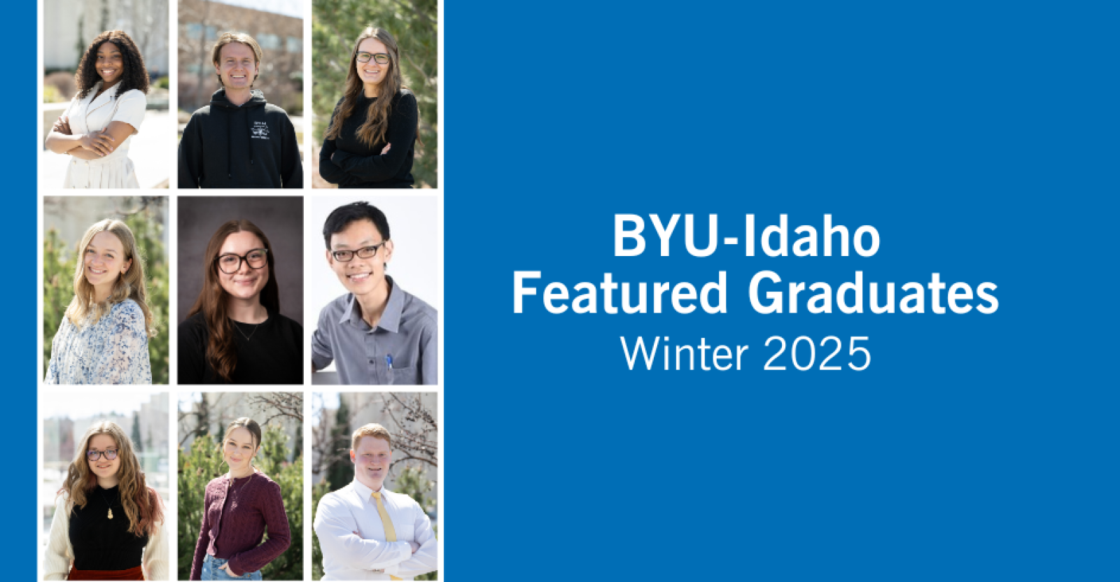 Our Winter 2025 Featured Graduates