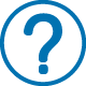 An icon of a circle with a question mark inside.