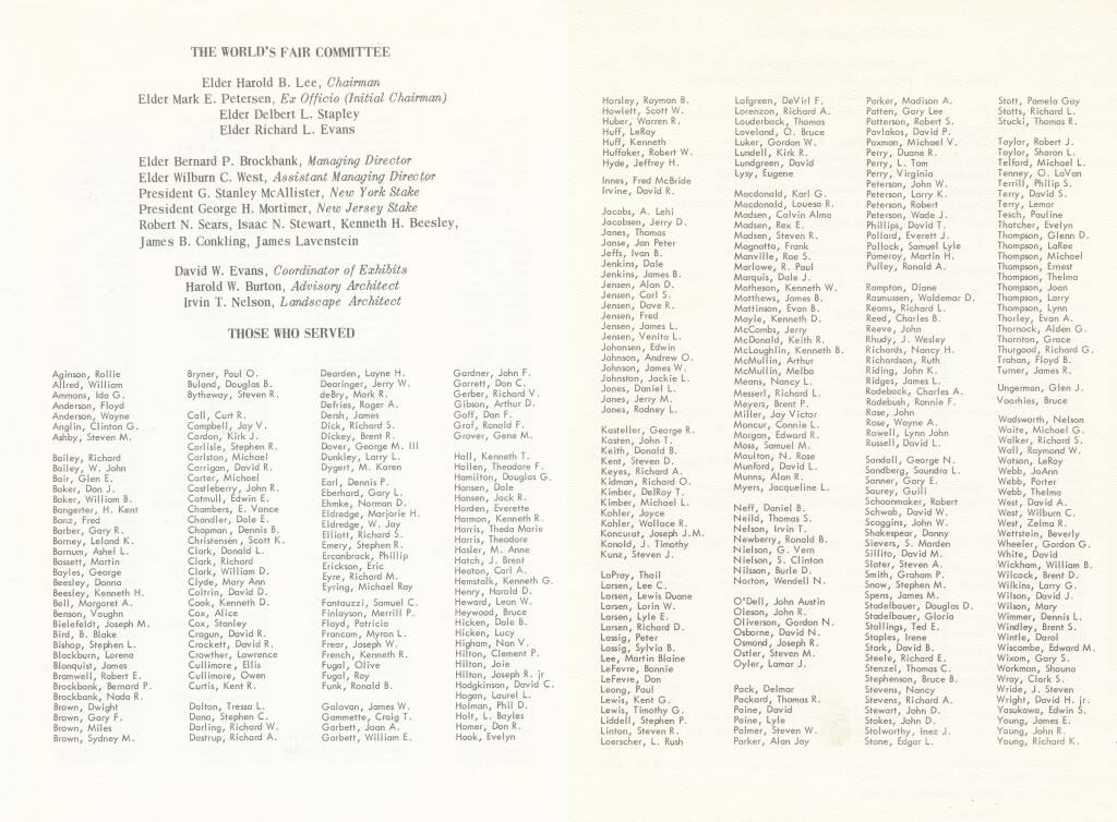 Signed Appreciation and Thanksgiving Banquet Program