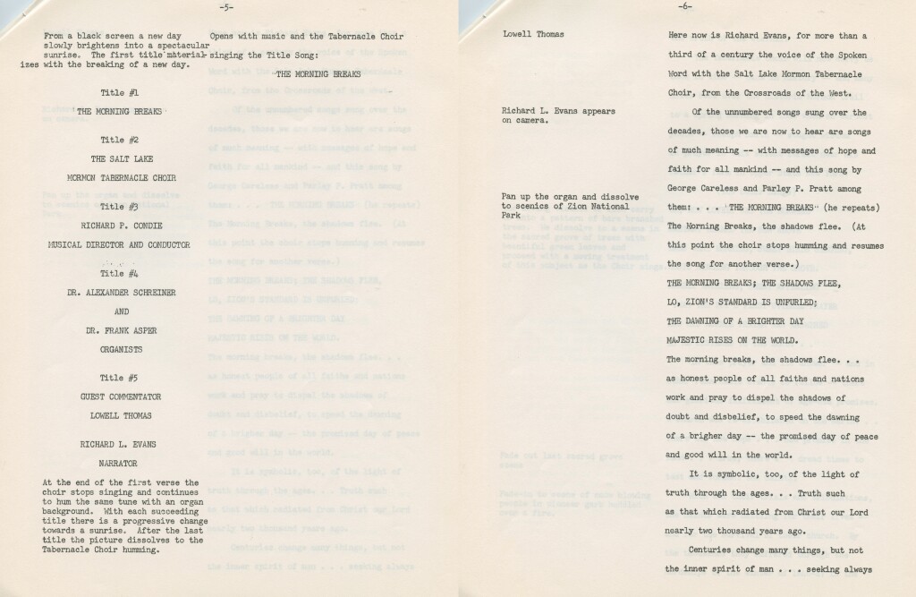 The Morning Breaks pgs 5,6