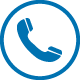 An icon of a circle with a telephone receiver inside.