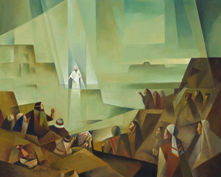 The Visit, Oil, 2019
