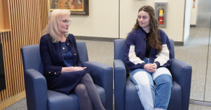 Elaine Wagner and Annaka McClelland talk about the Math Department