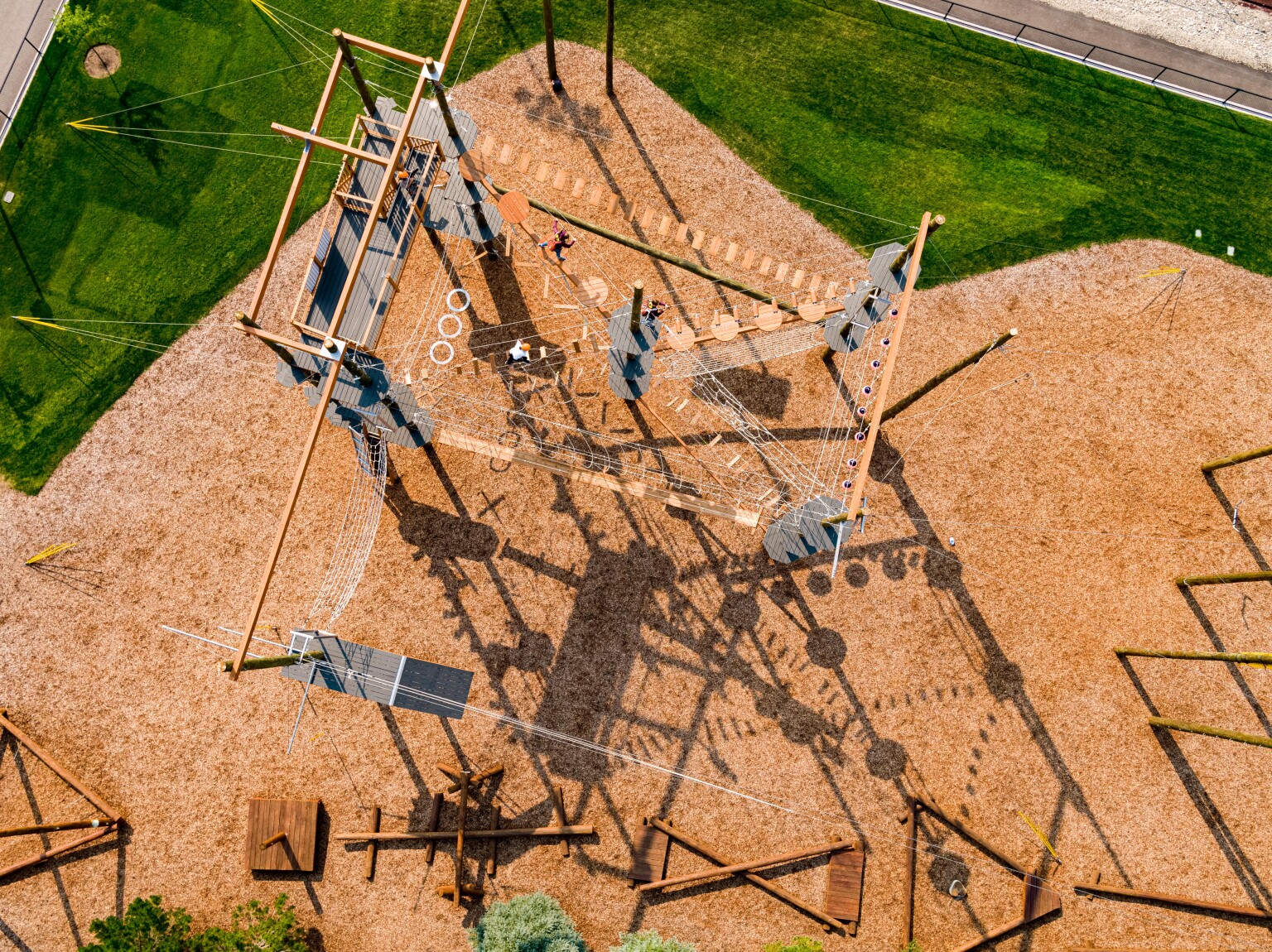 Ropes Course | BYU-Idaho Olympic valley ropes course