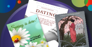 Three printed posters