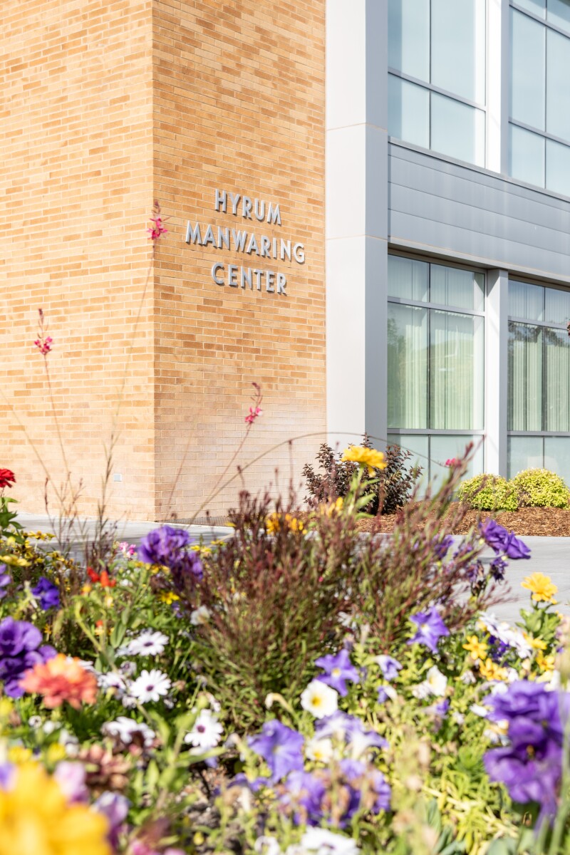 Scenes around campus. Hyrum Manwaring Center