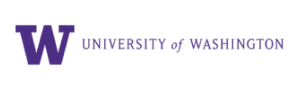 A logo for the University of Washington.
