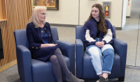 Elaine Wagner and Annaka McClelland talk about the Math Department