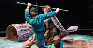 Theater department performs the play Robin Hood in the Black Box theater