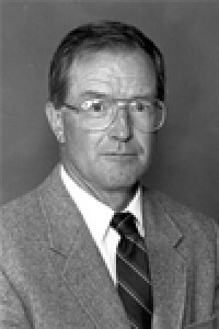 Black and white photo of Glade Merril.