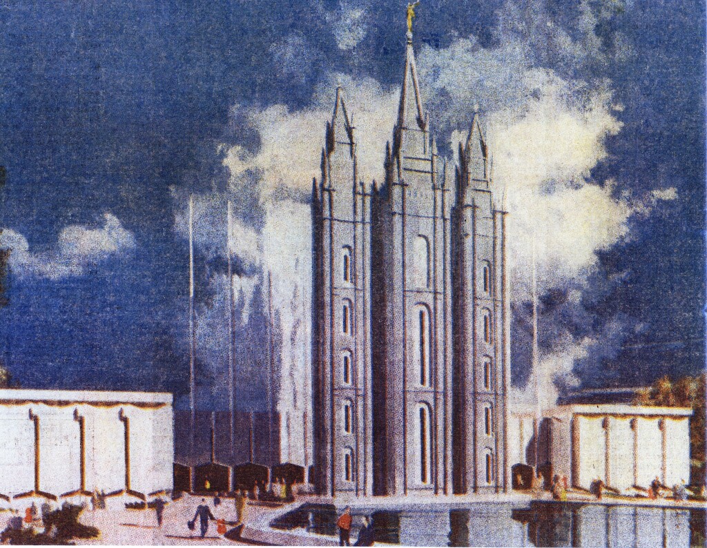 Mormon Pavilion Postcard