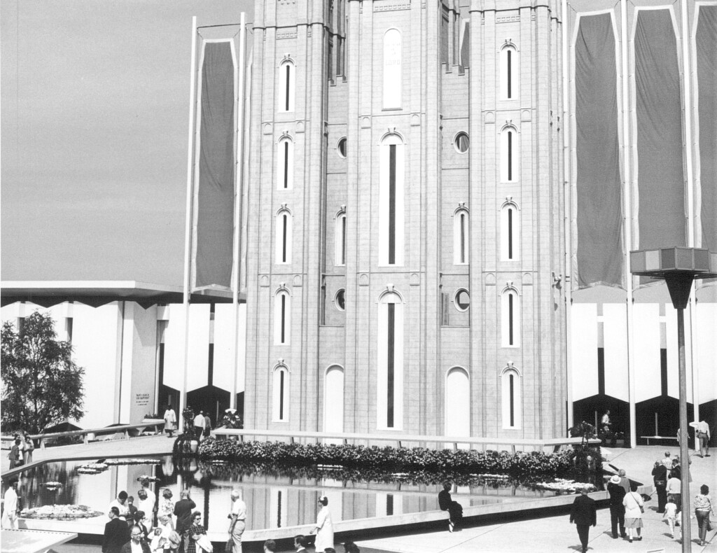 Mormon Pavilion exterior NY World's fair 19641 CHL MS 22200