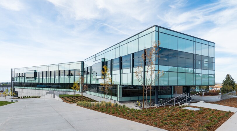 Outdoor view of the Science & Technology Center