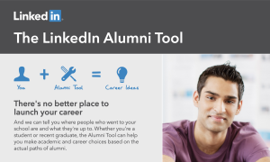 Image of a LinkedIn article about the LinkedIn Alumni Tool