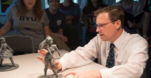 A Fine Arts professor explains figurines and other 3D sculptures.
