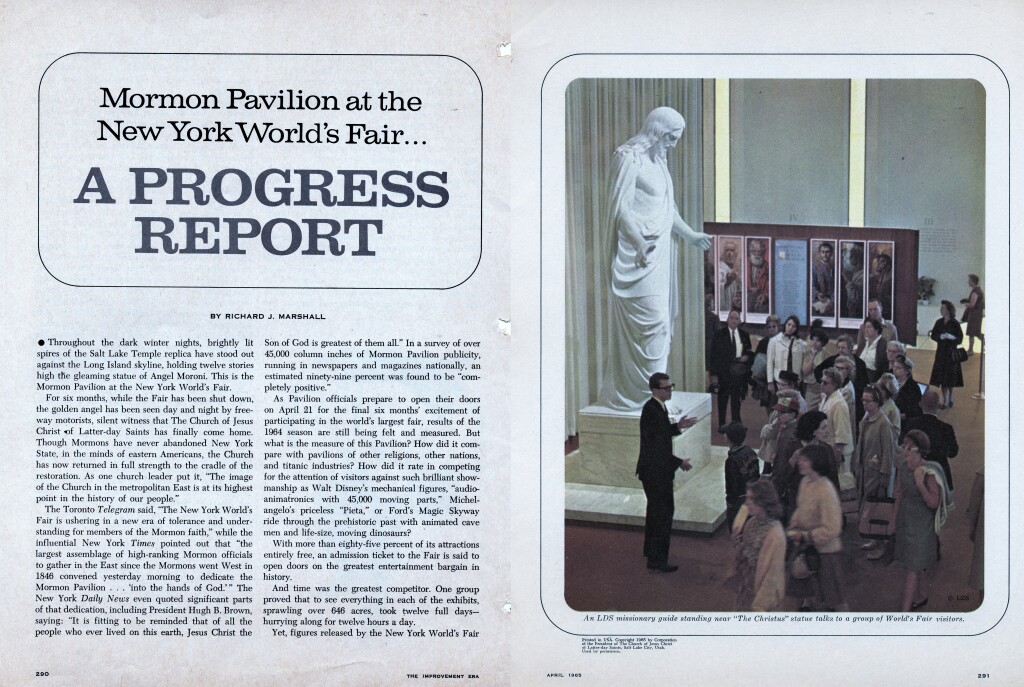 The Improvement Era, April 1965, pg 290 and 291 joined