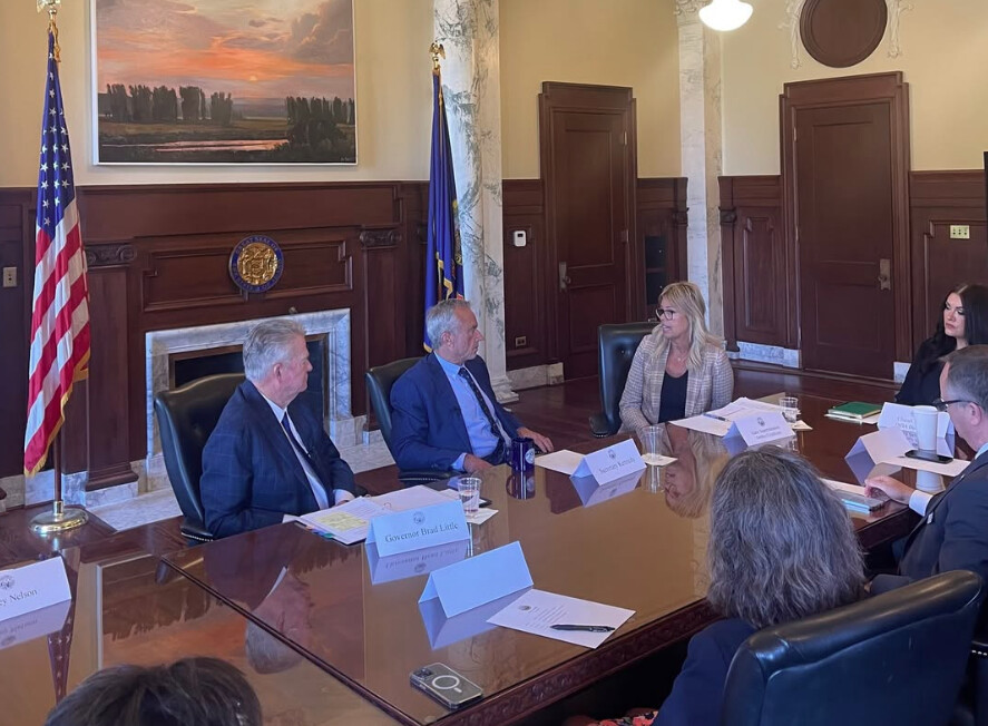 Superintendent Debbie Critchfield meeting with U.S. Health and Human Services Secretary Robert F. Kennedy Jr., Governor Brad Little