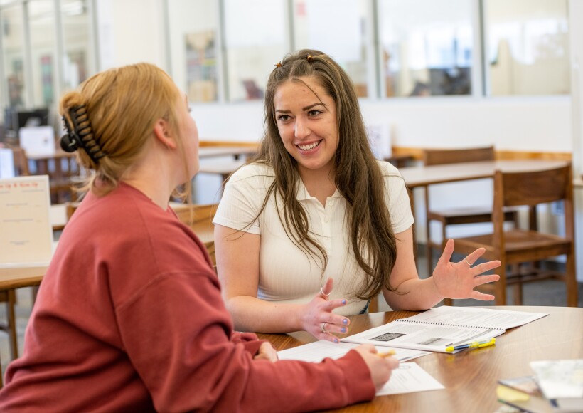 Students can receive tutoring help in the Reading Center.