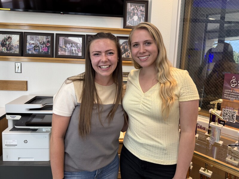 Libbie Brown and Mattie Johnson