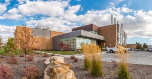 A view of the BYU-Idaho Central Energy Facility.