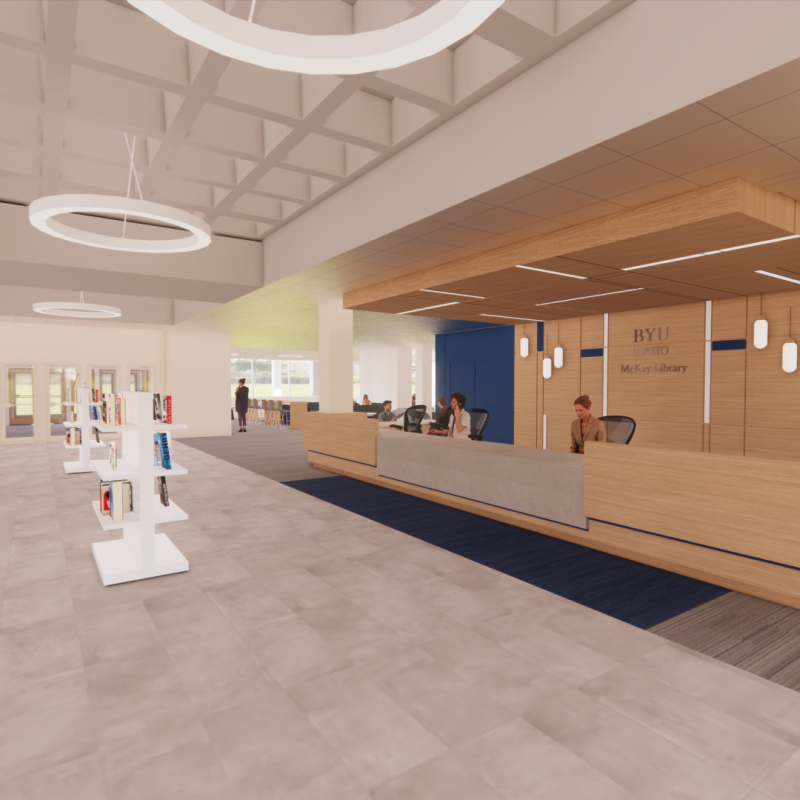 Byuh Library David O. McKay Library Remodel Project - Campus Construction Projects ...