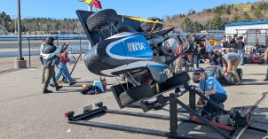 BYU-Idaho students in the Society of Automotive Engineers (SAE) get ready to race the car that they've built