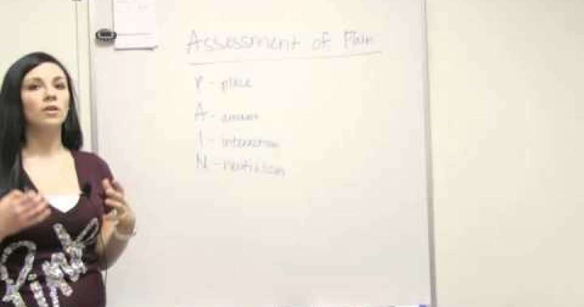Assessment of Pain