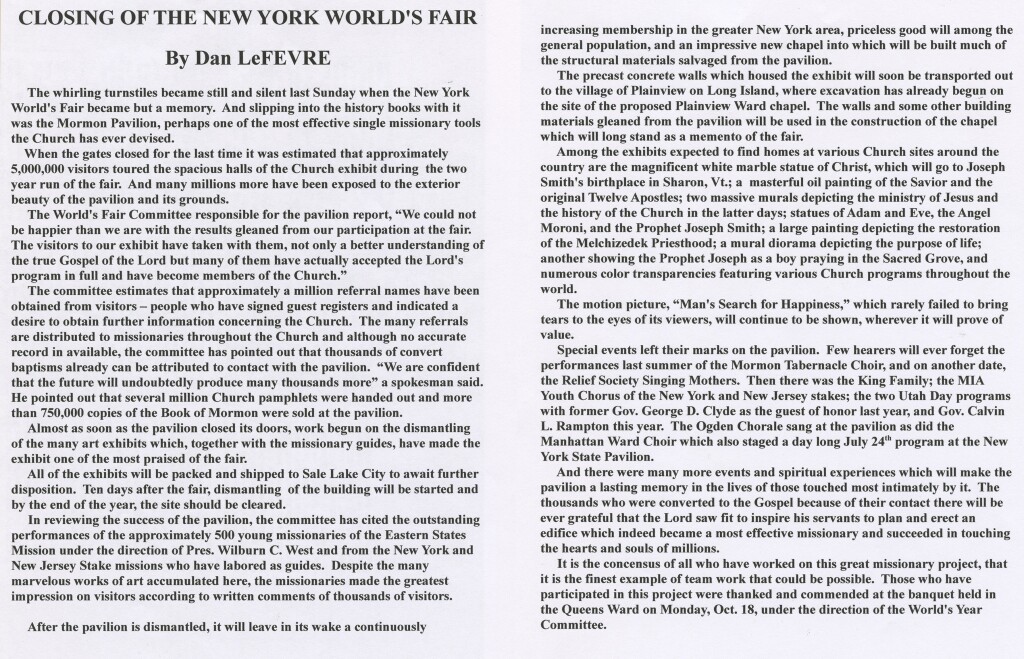 Closing of the New York World's Fair pg1_2