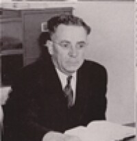 Black and white photo of Jay Sylvester.