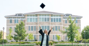 Spring Graduate Isabelle Power.