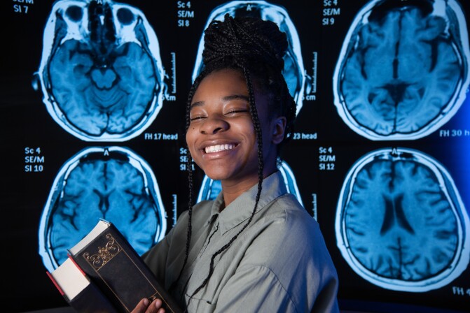 BYU-Idaho Student Ayanna Manga majoring in Psychology.