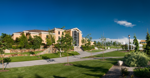Landscape photo of the Hinckley building