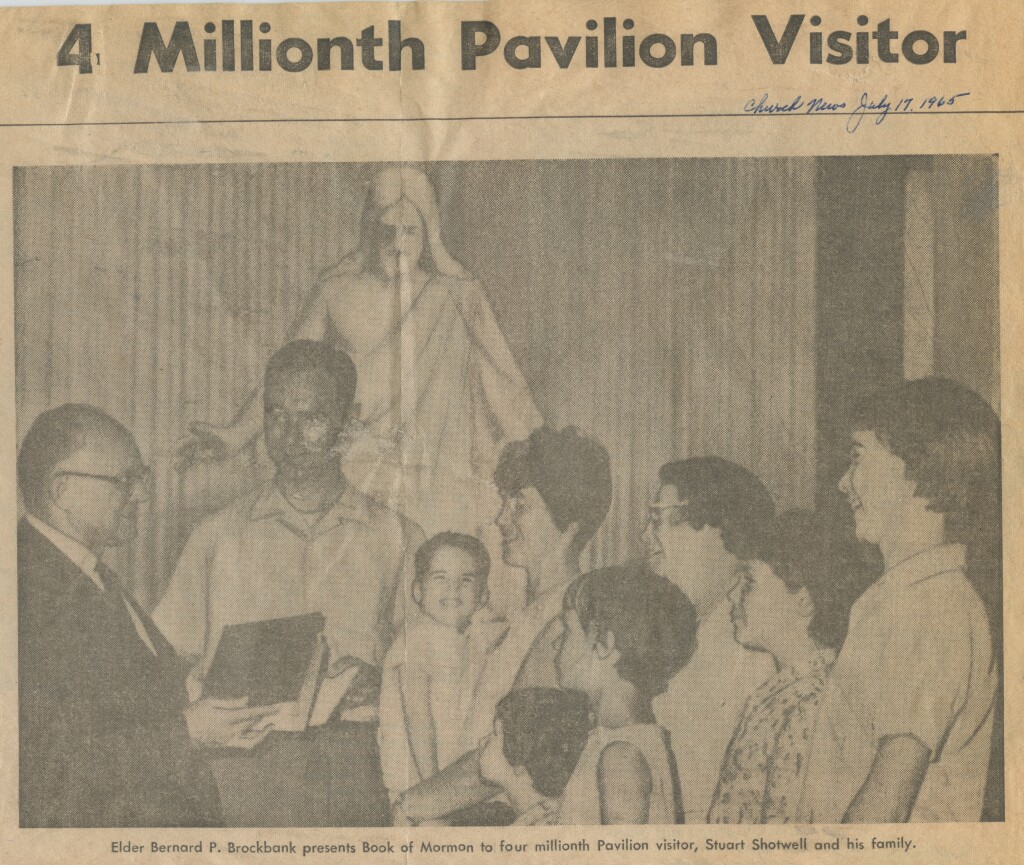 4 Millionth Pavilion Visitor