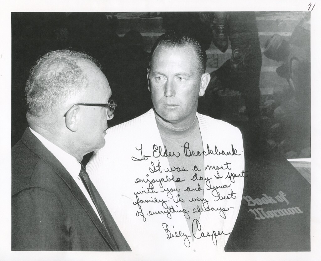 Elder Brockbank and Billy Casper