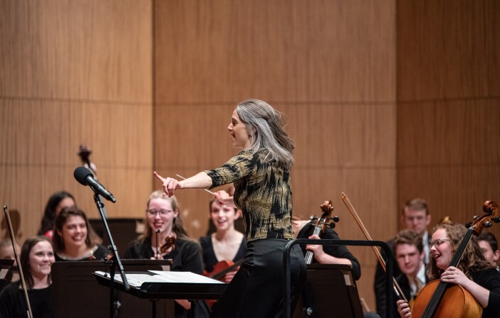 University Orchestra presents panamania. Conducted by Rebecca Roesler.
