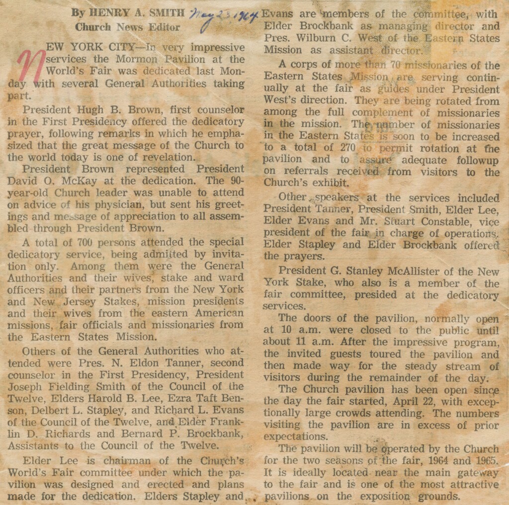 Article by Henry A. Smith