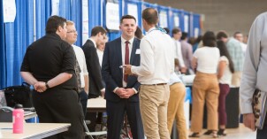 At the close of the Spring 2019 semester students present their semester long projects.