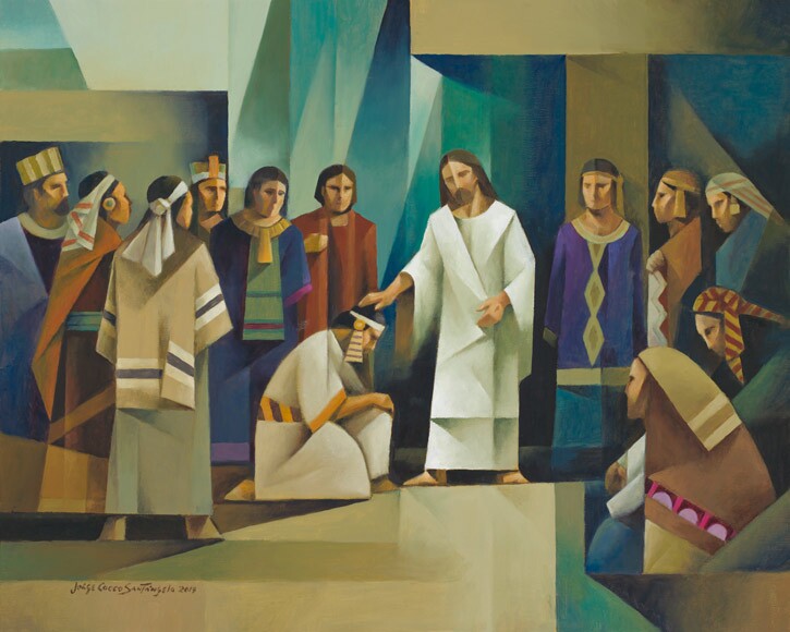 Calling of the Twelve Disciples in the Americas, Oil, 2019