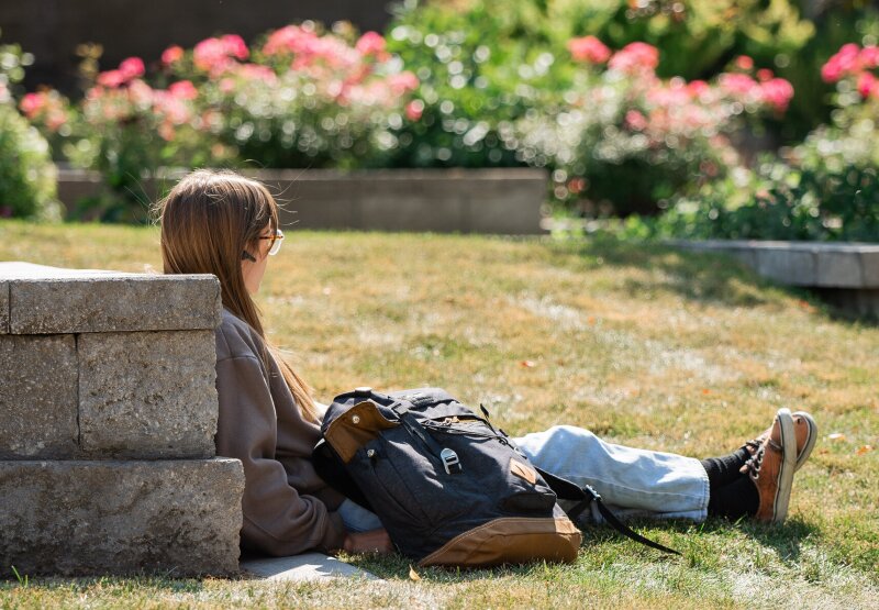 Students around campus on the first day of the fall 2021 semester at BYU-Idaho.