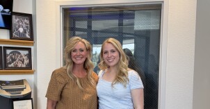 Renae Oswald and Mattie Johnson