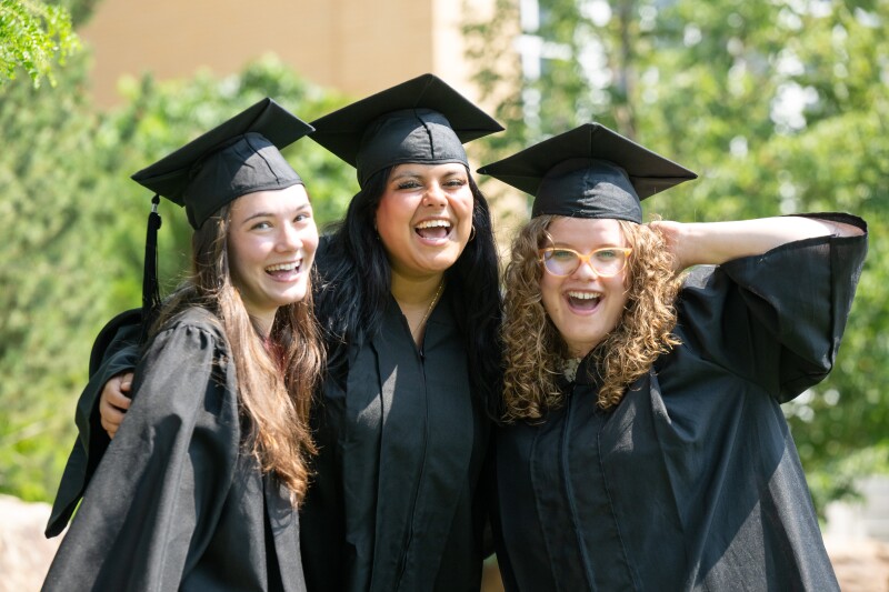 Early childhood education students at graduation