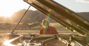 Hunter Noack plays a Steinway piano